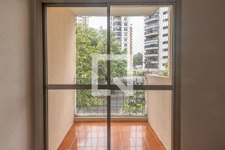 Varanda da Sala de apartamento à venda com 2 quartos, 61m² em Moema, São Paulo