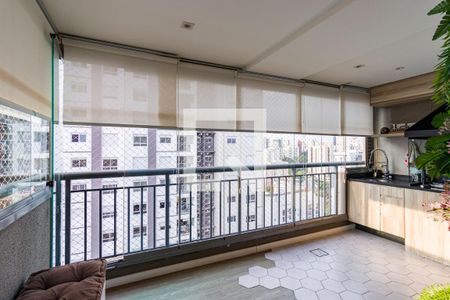 Varanda da Sala de apartamento para alugar com 2 quartos, 81m² em Vila Andrade, São Paulo