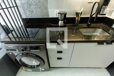 Sala/Cozinha de apartamento para alugar com 1 quarto, 27m² em Vila Olímpia, São Paulo
