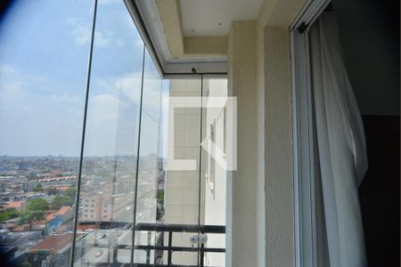 Varanda da Sala de apartamento para alugar com 2 quartos, 56m² em Vila Curuçá, Santo André