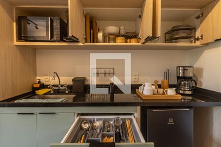 Studio  de kitnet/studio para alugar com 1 quarto, 21m² em Indianópolis, São Paulo