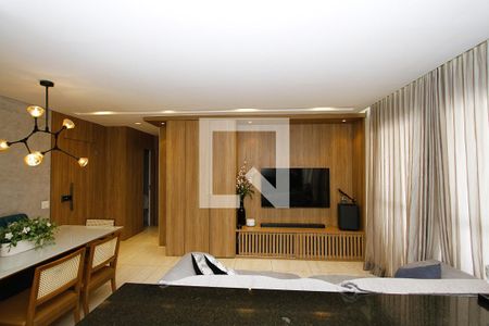 Sala de apartamento à venda com 3 quartos, 88m² em Jk, Contagem