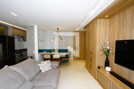Sala de apartamento à venda com 3 quartos, 88m² em Jk, Contagem