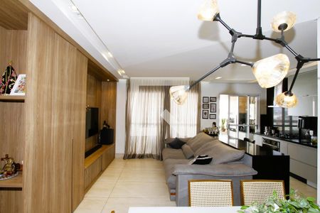 Sala de apartamento à venda com 3 quartos, 88m² em Jk, Contagem