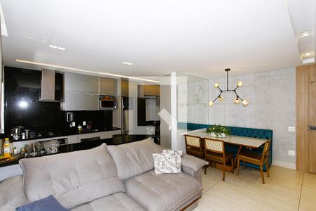 Sala de apartamento à venda com 3 quartos, 88m² em Jk, Contagem