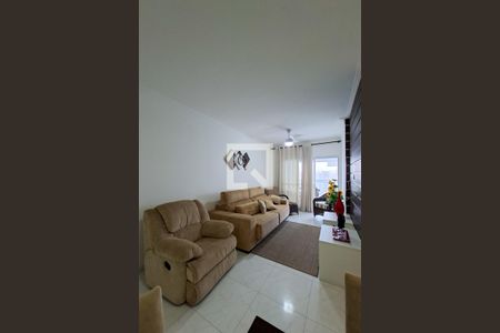 Sala de apartamento para alugar com 3 quartos, 116m² em Canto do Forte, Praia Grande
