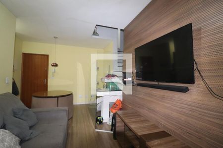 Sala de apartamento à venda com 2 quartos, 100m² em Jardim Utinga, Santo André