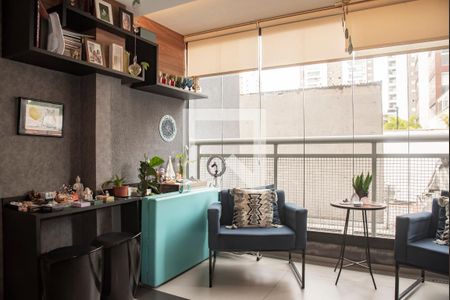 Sala de apartamento à venda com 2 quartos, 64m² em Vila Monte Alegre, São Paulo