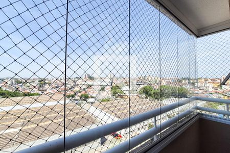Varanda da Sala de apartamento à venda com 2 quartos, 55m² em Conjunto Residencial Pombeva, São Bernardo do Campo