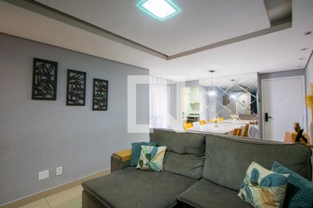 Sala de apartamento para alugar com 3 quartos, 83m² em Vila Guiomar, Santo André