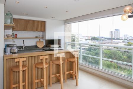 Varanda Gourmet de apartamento para alugar com 3 quartos, 200m² em Vila Leopoldina, São Paulo