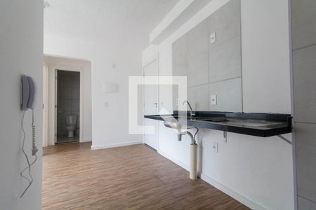 Sala/Cozinha de apartamento à venda com 2 quartos, 34m² em Tatuapé, São Paulo