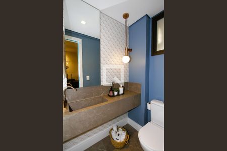 Lavabo de apartamento à venda com 3 quartos, 154m² em Gutierrez, Belo Horizonte