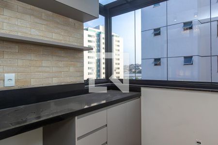 Varanda de apartamento para alugar com 3 quartos, 86m² em Dona Clara, Belo Horizonte