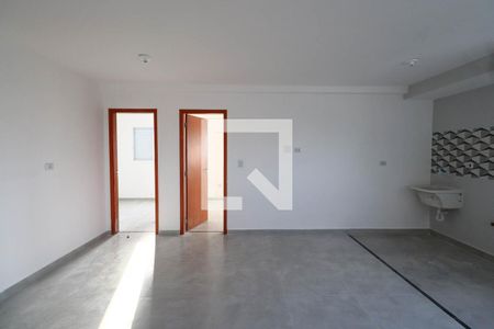 Sala/Cozinha de apartamento à venda com 2 quartos, 49m² em Vila Esperança, São Paulo