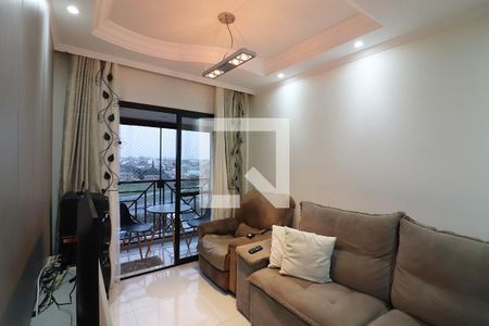 Sala de apartamento à venda com 3 quartos, 78m² em Vila Euclides, São Bernardo do Campo