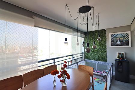 Varanda Gourmet de apartamento à venda com 3 quartos, 116m² em Baeta Neves, São Bernardo do Campo