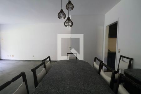 Sala de apartamento para alugar com 3 quartos, 110m² em Barra Funda, Guarujá