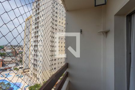 Varanda da sala de apartamento à venda com 3 quartos, 72m² em Parque Sete de Setembro, Diadema