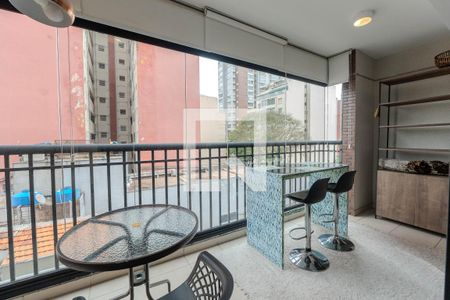 Sacada da Sala de kitnet/studio para alugar com 1 quarto, 41m² em Bela Vista, São Paulo