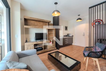 Sala de kitnet/studio para alugar com 1 quarto, 41m² em Bela Vista, São Paulo