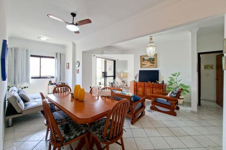 Sala de apartamento para alugar com 3 quartos, 110m² em Aviação, Praia Grande
