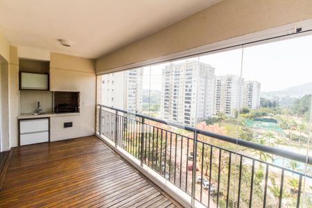 Varanda gourmet de apartamento para alugar com 2 quartos, 110m² em Alphaville, Santana de Parnaíba