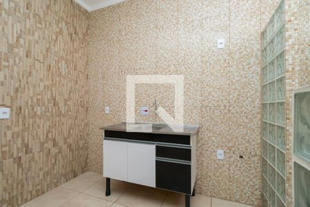 Sala/Cozinha de apartamento para alugar com 1 quarto, 30m² em Chácara Mafalda, São Paulo