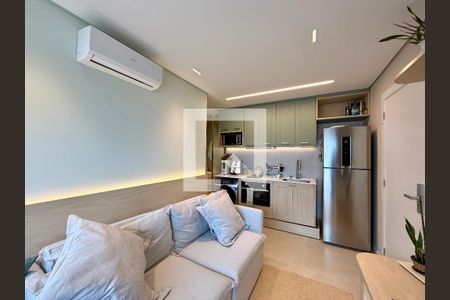 Sala de apartamento para alugar com 1 quarto, 31m² em Jardim das Acacias, São Paulo
