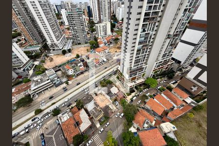 Vista Sala de apartamento para alugar com 1 quarto, 31m² em Jardim das Acacias, São Paulo