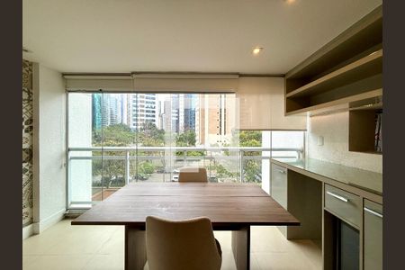 Sacada de apartamento para alugar com 1 quarto, 55m² em Cidade Monções, São Paulo
