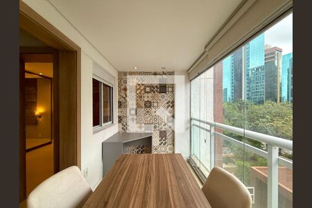 Sacada de apartamento para alugar com 1 quarto, 55m² em Cidade Monções, São Paulo