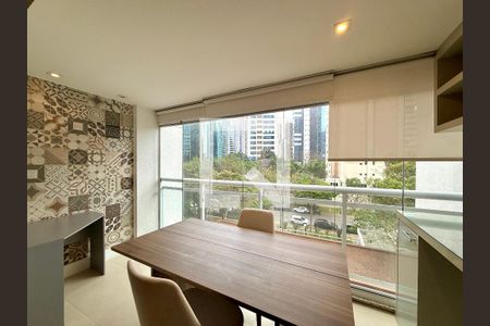 Sacada de apartamento para alugar com 1 quarto, 55m² em Cidade Monções, São Paulo