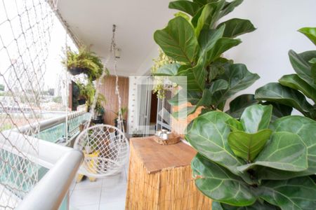 Varanda da Sala de apartamento à venda com 3 quartos, 169m² em Brooklin, São Paulo