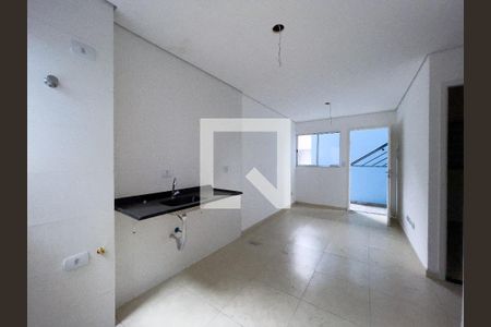 Sala/Cozinha de apartamento para alugar com 2 quartos, 43m² em Jardim Helian, São Paulo