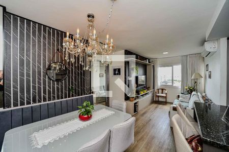 Sala de apartamento à venda com 2 quartos, 64m² em São Sebastião, Porto Alegre