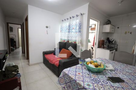 Sala de apartamento à venda com 2 quartos, 52m² em Jardim Ana Maria, Santo André