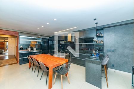 Sala/Cozinha de apartamento à venda com 1 quarto, 86m² em Vila da Serra, Nova Lima