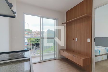 Sala/Cozinha de apartamento para alugar com 1 quarto, 29m² em Vila Butantã, São Paulo