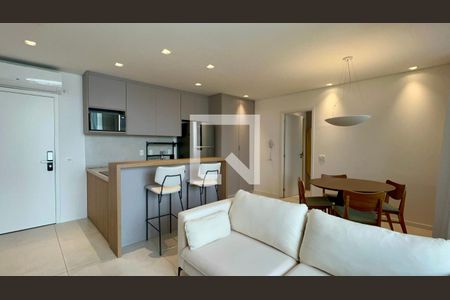 Sala de apartamento para alugar com 2 quartos, 76m² em Jardins, São Paulo