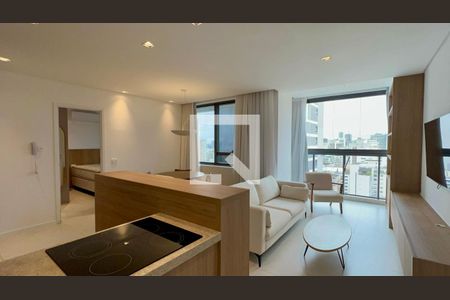 Sala de apartamento para alugar com 2 quartos, 76m² em Jardins, São Paulo