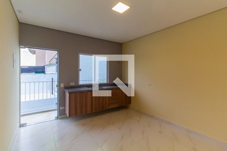 Sala/Cozinha de casa de condomínio para alugar com 1 quarto, 25m² em Chácara Belenzinho, São Paulo