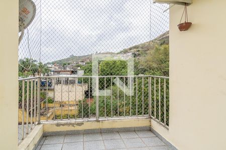Varanda da Sala de apartamento à venda com 2 quartos, 60m² em Vaz Lobo, Rio de Janeiro