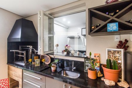 Varanda gourmet de apartamento à venda com 3 quartos, 122m² em Tamboré, Santana de Parnaíba