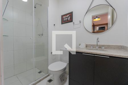 Banheiro Social de kitnet/studio para alugar com 1 quarto, 24m² em Consolação, São Paulo