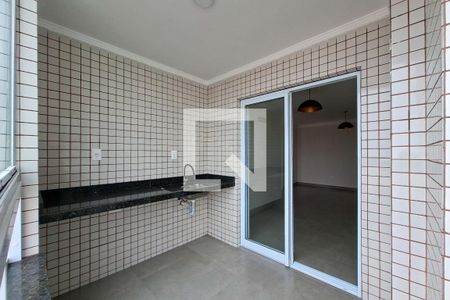 Sacada de apartamento para alugar com 1 quarto, 52m² em Vila Caiçara, Praia Grande