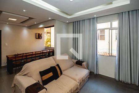 Sala de apartamento à venda com 3 quartos, 70m² em Serrano, Belo Horizonte