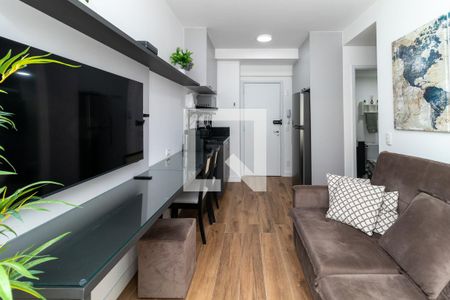 Sala de apartamento para alugar com 1 quarto, 32m² em Pompeia, São Paulo