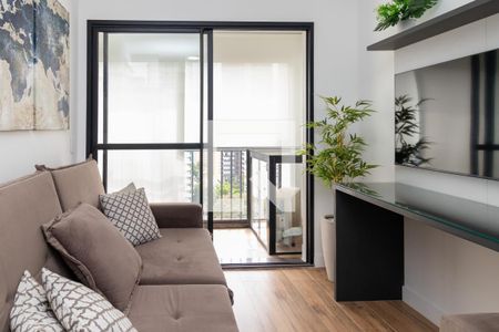Sala de apartamento para alugar com 1 quarto, 32m² em Pompeia, São Paulo