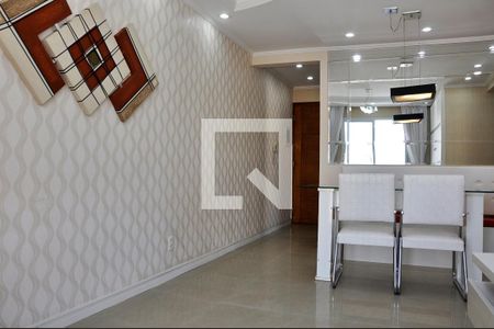 Detalhe - Sala e Sala de Jantar de apartamento para alugar com 3 quartos, 61m² em Jardim Iris, São Paulo